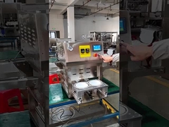 Degradable material  Bowl Tray Sealer New PLUS Fully Automatic Sealing Machine One Out of Four -1 